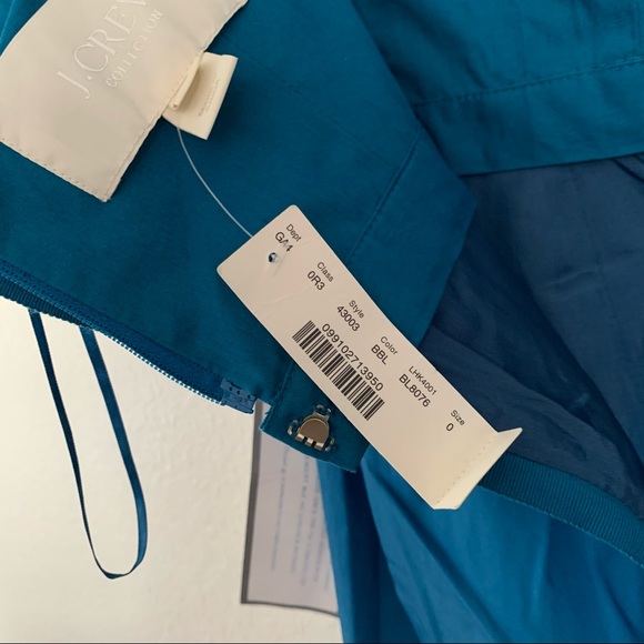 NWT J. Crew Strapless Dress Size 0 - Picture 16 of 16